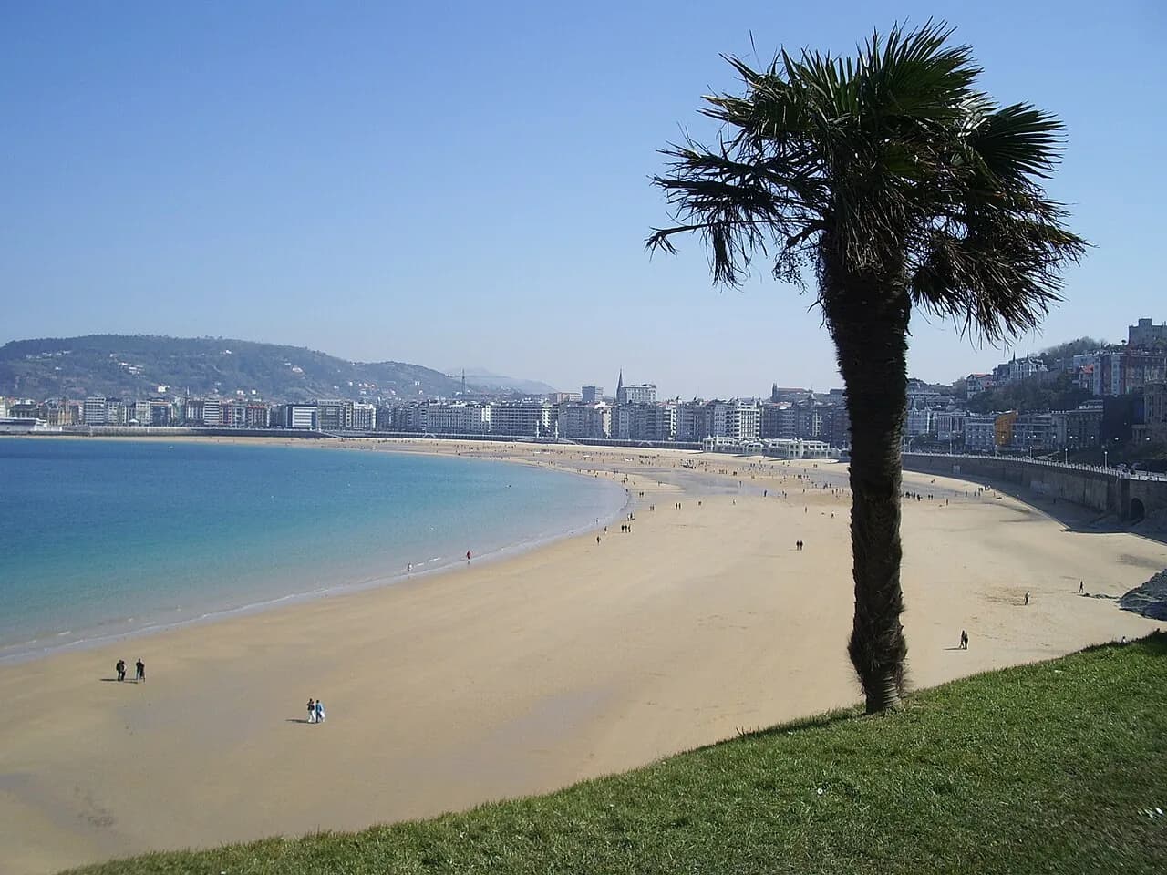 Bahía de La Concha en Donostia-San Sebastián