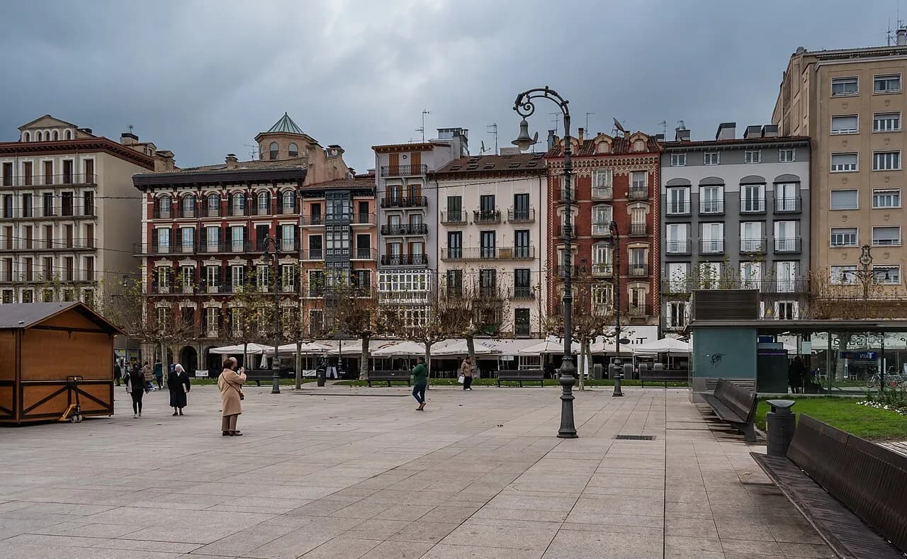 Plaza del Castillo en Pamplona