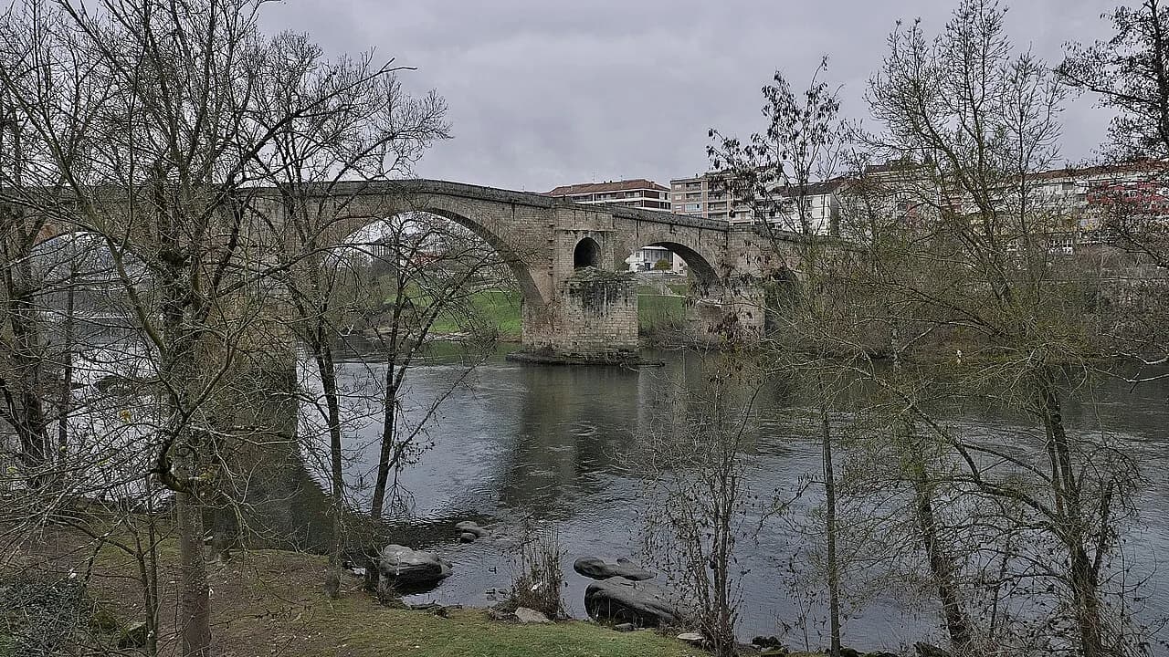 Puente romano sobre el Miño en Ourense