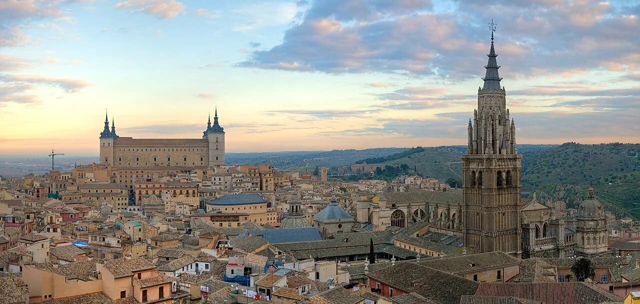 Panorámica del casco histórico de Toledo